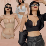 Sexy U-Back Hidden Back Push-Up Bra for Women - Image 2