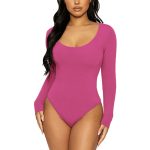 Slim fit U-neck long sleeved jumpsuit - Image 2