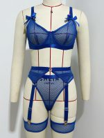 Sexy Lingerie Set with Mesh and Bowknot Binding - Erotic Underwear Suit for Women - Image 6