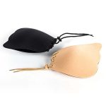 Strapless gathered bra thickened anti slip nipple patch top support for underwear - Image 2