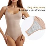 Seamless Bodysuit Women's Tummy Control Panty Crotch Lift Hip Shaping Strap Waist Trainer Body Shaper Unitard - Image 3