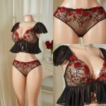 Lace Perspective Ruffle Underwear Set - Image 4
