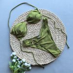 Solid Color Tube Top Cross-border Export Separate Women's Swimsuit - Image 2