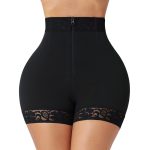 Lace waist cinching waist cinching and hip lifting postpartum high waisted shapewear pants - Image 4