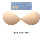 Chest gathering fabric invisible bra underwear suspender