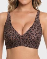 Unmarked Jelly Underwear with No Steel Hoop Gathered Up Ice Silk Outer Enlarged Size Bra - Image 10