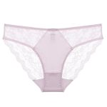 Sexy Women's Underwear Ultra-thin Breathable Lace Plus Size Panties with Cotton Crotch Tummy Control Low Waist Triangle Briefs - Image 2