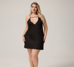 Sexy short nightgown vest V-neck