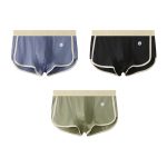 Four cornered pants mid waist flat leg pants - Image 14