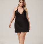 Sexy short nightgown vest V-neck - Image 2