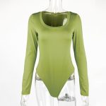 Slim fit U-neck long sleeved jumpsuit - Image 9