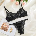 Sexy Lace Trim Sheer Lingerie Set for Women - Image 8