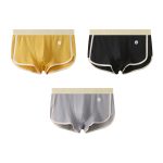 Four cornered pants mid waist flat leg pants - Image 17