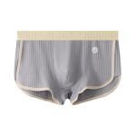 Four cornered pants mid waist flat leg pants - Image 10