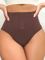 High-Waisted Shaping Pants for Women, Strong Butt-Lifting, Waist-Cinching, Postpartum, Plus Size, Buttoned Bodysuit, Hip & Belly Slimming, Waist Trainer Pants - Image 8