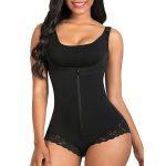 Tight fitting underwear shapewear one-piece triangular zipper shapewear - Image 5