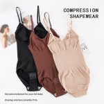 Seamless Bodysuit Women's Tummy Control Panty Crotch Lift Hip Shaping Strap Waist Trainer Body Shaper Unitard - Image 2
