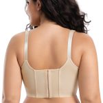Sexy Lace Seamless Bra for Women with Steel Ring, Push-Up, Side Support, Anti-Sagging, Deep V Neckline, Large Size - Image 3