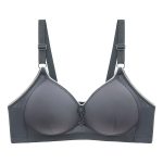 Comfortable Wire-Free Bra for Plus-Size Women, Three-Row Three-Button Design, Lightweight and Breathable, Breast-Supporting Underwear for Mature Ladies - Image 5