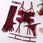 Sensual Lingerie Set with Bow and Garter Belt by Dnika - Image 7