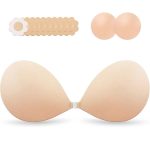 Seamless thin round cup silicone invisible bra - Image 12