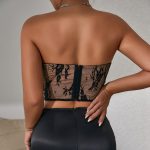 Party Lace Spicy Girl Exposed Back Tube Top - Image 4
