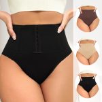 High-Waisted Shaping Pants for Women, Strong Butt-Lifting, Waist-Cinching, Postpartum, Plus Size, Buttoned Bodysuit, Hip & Belly Slimming, Waist Trainer Pants