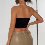 Sweet and Spicy Style Women's Unique Design Patchwork Backless Mesh Halter Nightclub Top - Image 4
