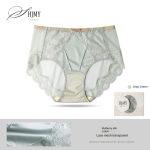 Luxury Mid-High Waist Women's Underwear with Silk-Cotton Lining Antibacterial Mesh Sexy Lace Design - Image 7