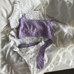 Style Knit Jacquard Camisole and Thong Two-Piece Set Women's Loungewear - Image 8