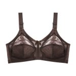 Cross-border Ultra-thin Plus Size Full Cup Export Bra Without Padding Sexy Lace Wire-free Transparent European and American Style Underwear - Image 9