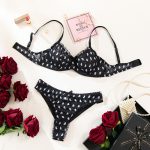 Sexy Mesh Hollow-out Bra Set with Butterfly Knot for Pure Desire Girls - Three-Piece Lingerie Suit - Image 11