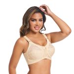 Cross-border Ultra-thin Plus Size Full Cup Export Bra Without Padding Sexy Lace Wire-free Transparent European and American Style Underwear - Image 3