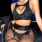 Style Bra Sexy Lingerie Black Strap Hollow Splicing Fishnet Underwear Set - Image 3