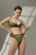 Sexy Lace Underwear  Ultra-thin Embroidered Large Bust Minimizer Push-up Bra Cross-border Bra Set - Image 7