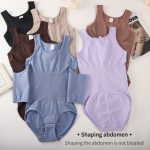 Enhanced Full-Body Shaping Bodysuit for Women, Breathable Lightweight, Body-Sculpting with Front Closure, Tummy Control, Waist Cincher, Slimming and Contouring - Image 4
