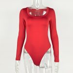 Slim fit U-neck long sleeved jumpsuit - Image 7