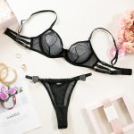 Sexy Hollow-out Tempting Heart-shaped Rhinestone Bra and Garter Belt Set for Cross-border Russian Lingerie - Image 8
