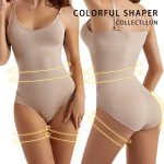 Seamless Bodysuit Women's Tummy Control Panty Crotch Lift Hip Shaping Strap Waist Trainer Body Shaper Unitard - Image 5