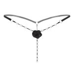 Sexy panties thong low-rise open-crotch transparent T-back