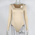 Slim fit U-neck long sleeved jumpsuit - Image 10