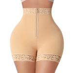 Lace waist cinching waist cinching and hip lifting postpartum high waisted shapewear pants - Image 2
