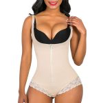 Tight fitting underwear shapewear one-piece triangular zipper shapewear - Image 6