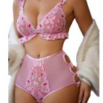 Sexy Lingerie Set - Erotic Underwear with Heart Lace and Hollow Design - Image 5
