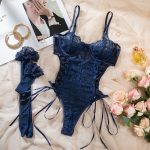Summer Lace Sexy Multi-color Jumpsuit Strap Cross-tie Shapewear Chastity  Trade Wholesale - Image 7