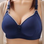 Comfortable Wire-Free Bra for Plus-Size Women, Three-Row Three-Button Design, Lightweight and Breathable, Breast-Supporting Underwear for Mature Ladies - Image 10
