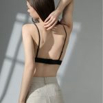 Triangle Cup Bra Summer Thin Strap Satin Wire-Free Bustier Large Chest Minimizer Sexy Lingerie - Image 4