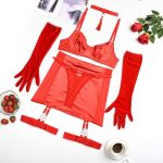 Christmas Day Uniform, Neck Hanging, Tassel, Split Style Lingerie - Image 5