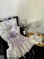 Seductive Sheer Mesh Bubble Skirt Set with Erotic Underwear - Image 5