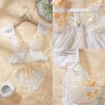 Lace Perspective Ruffle Underwear Set - Image 3